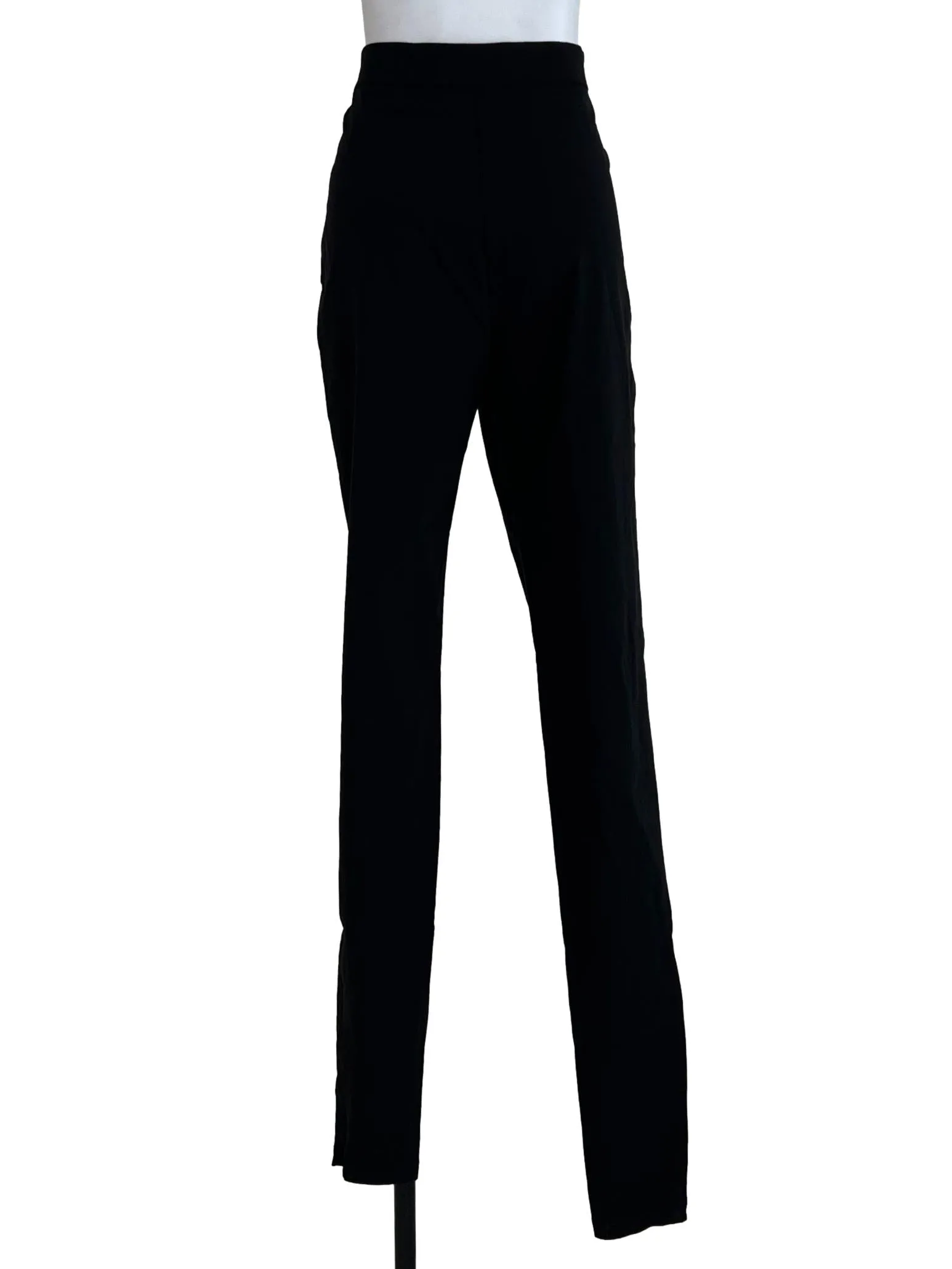 Black Skinny Slack Pants