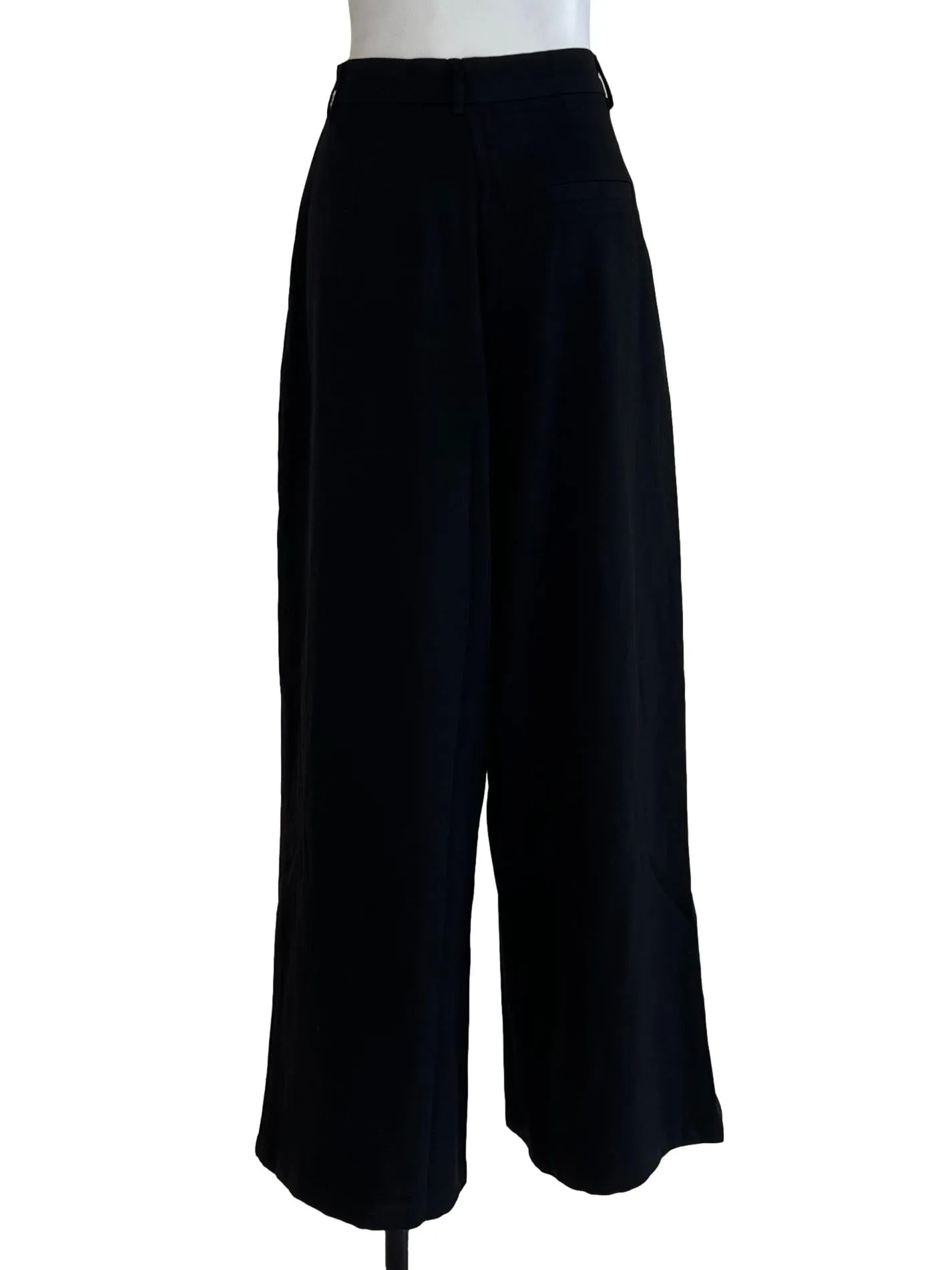 Black Slack Formal Palazzo Pants