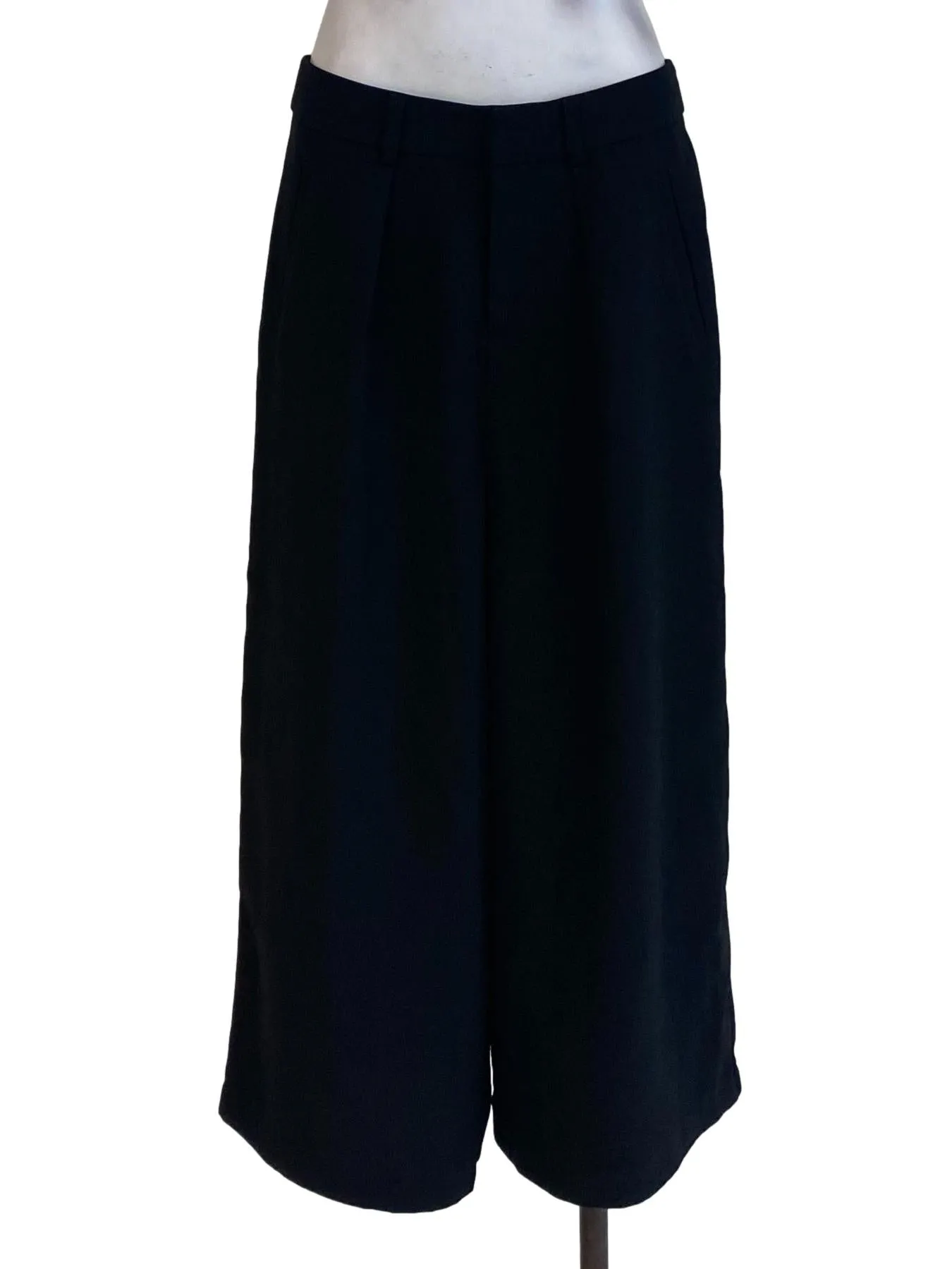 Black Wide Slack Pants