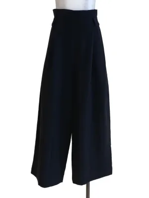 Black Wide Slack Pants