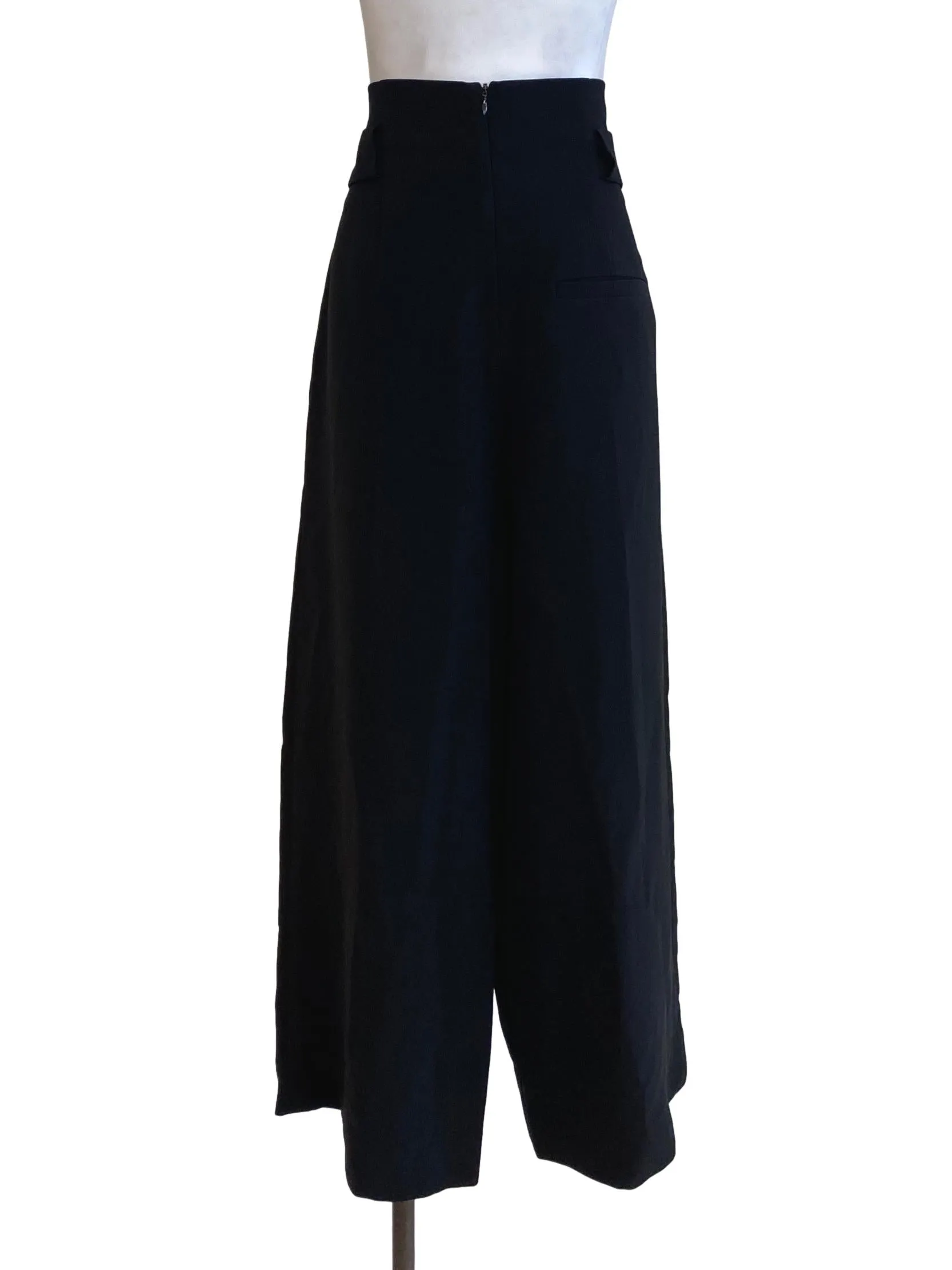 Black Wide Slack Pants
