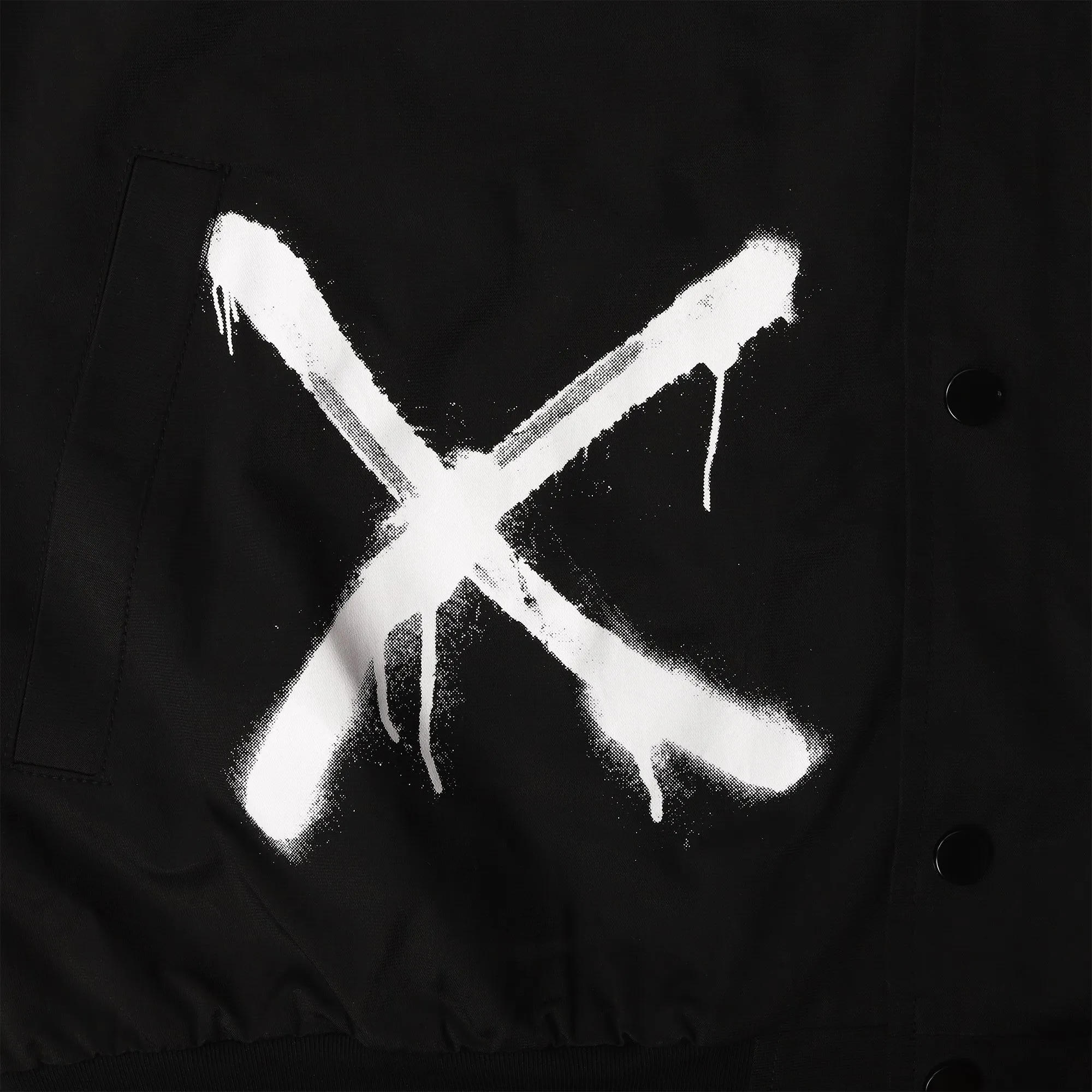 BLACKOUT GRAFFITI BOMBER JACKET