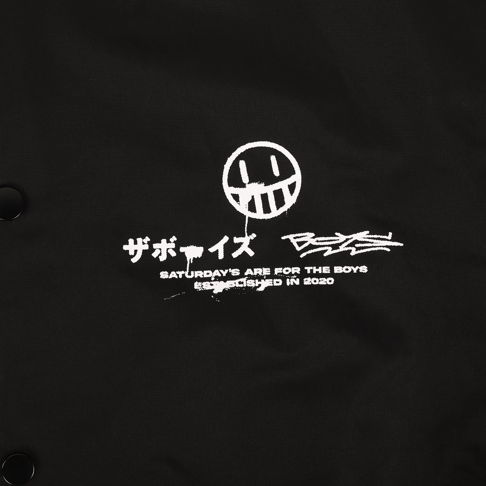 BLACKOUT GRAFFITI BOMBER JACKET