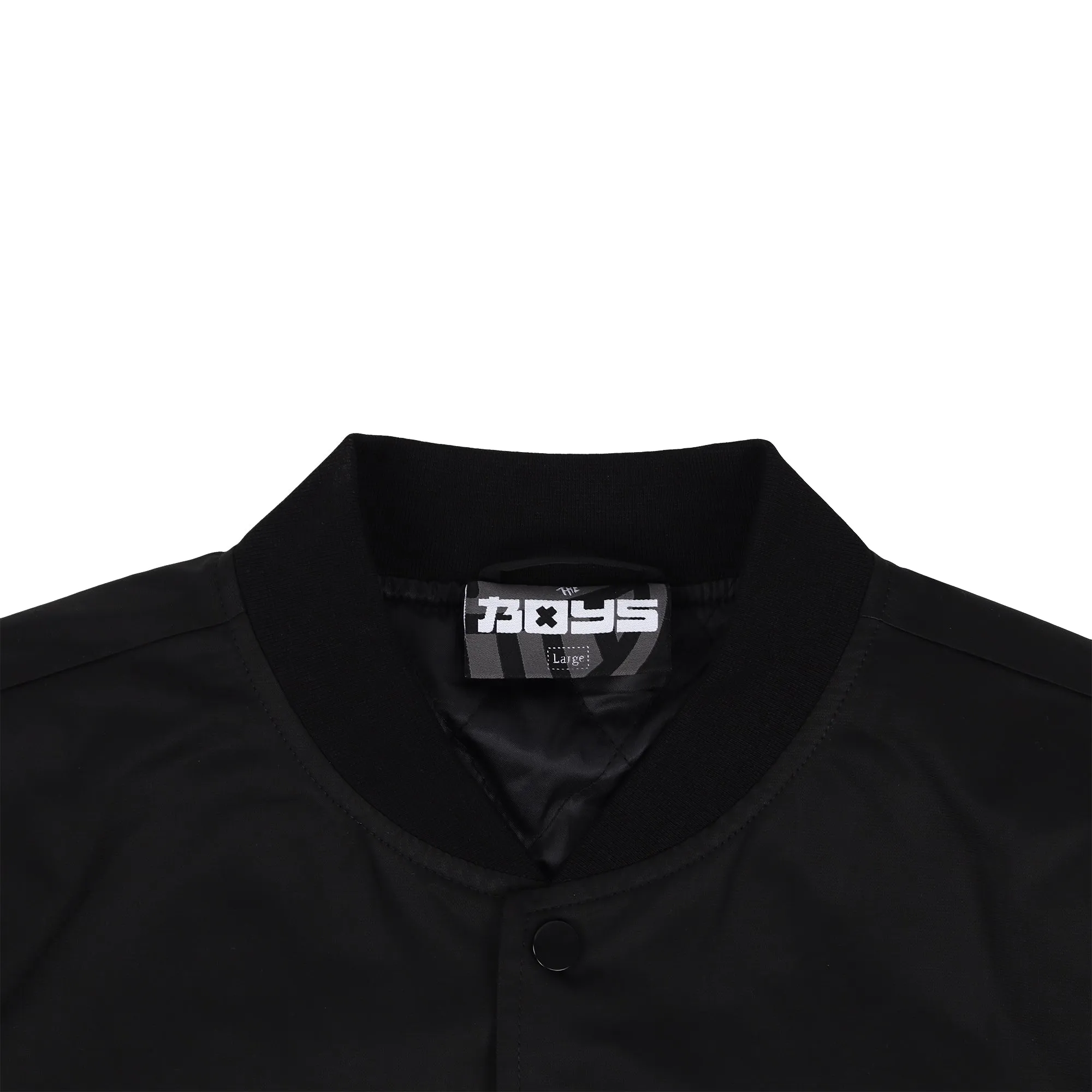 BLACKOUT GRAFFITI BOMBER JACKET