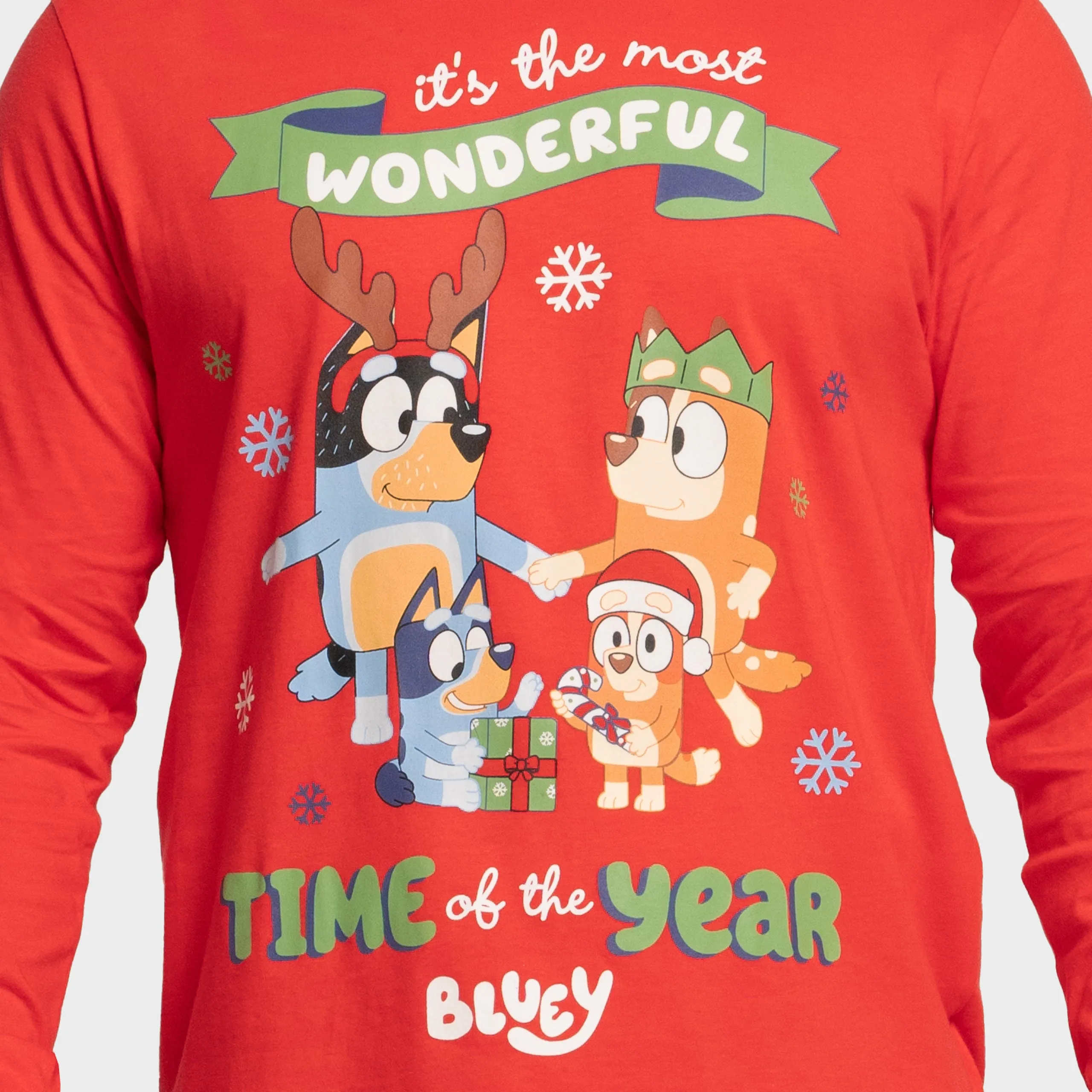 Bluey Mens Christmas Pajamas
