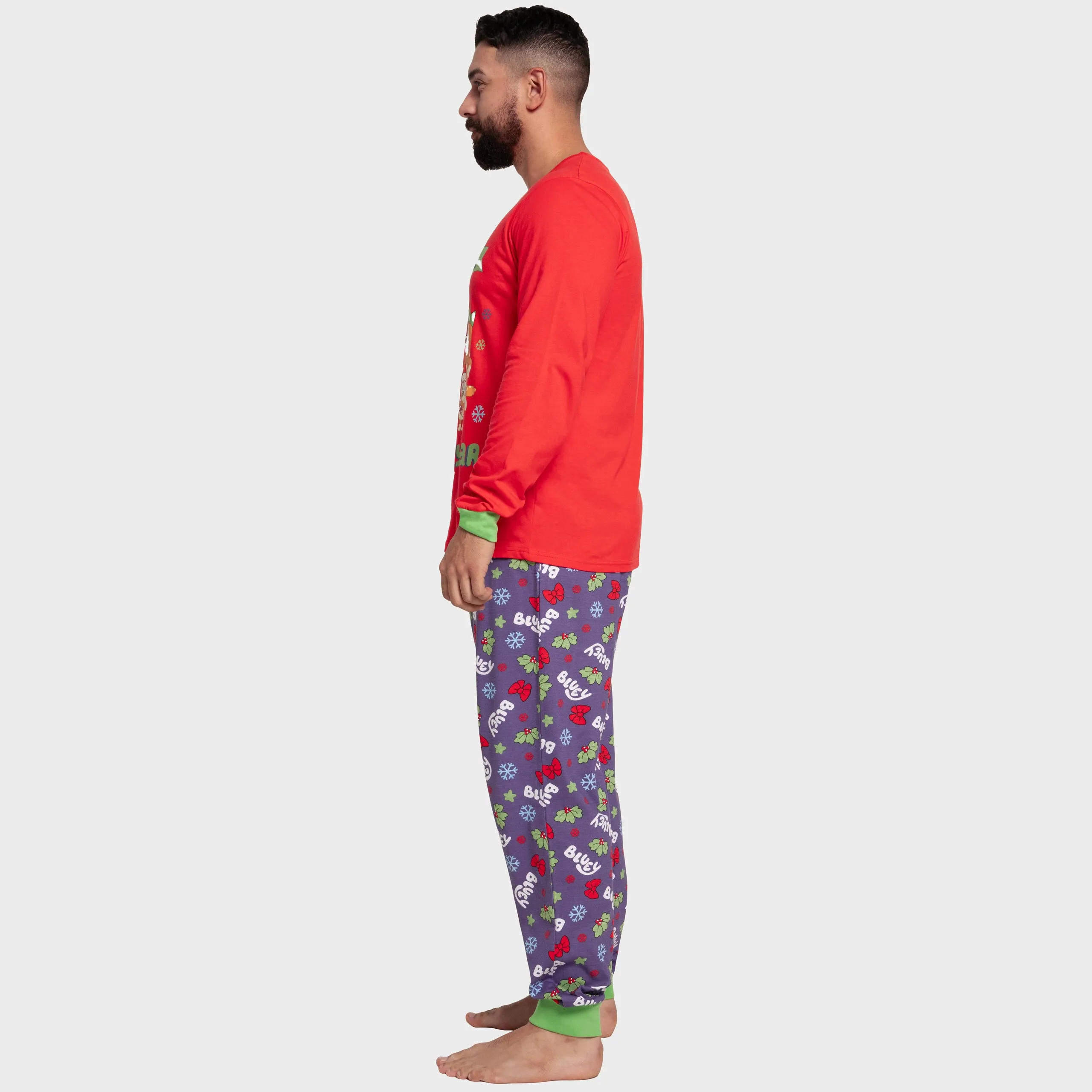 Bluey Mens Christmas Pajamas