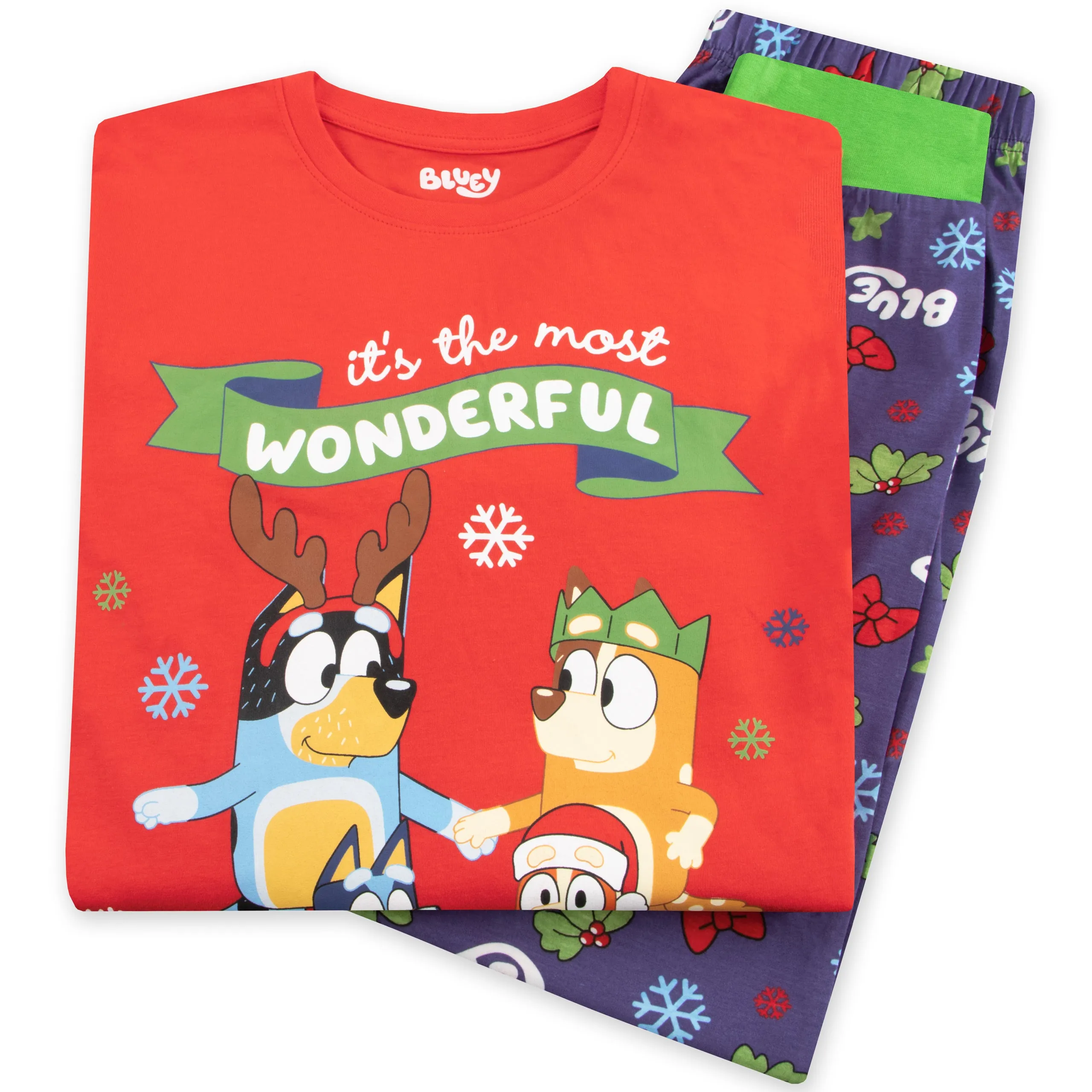 Bluey Mens Christmas Pajamas