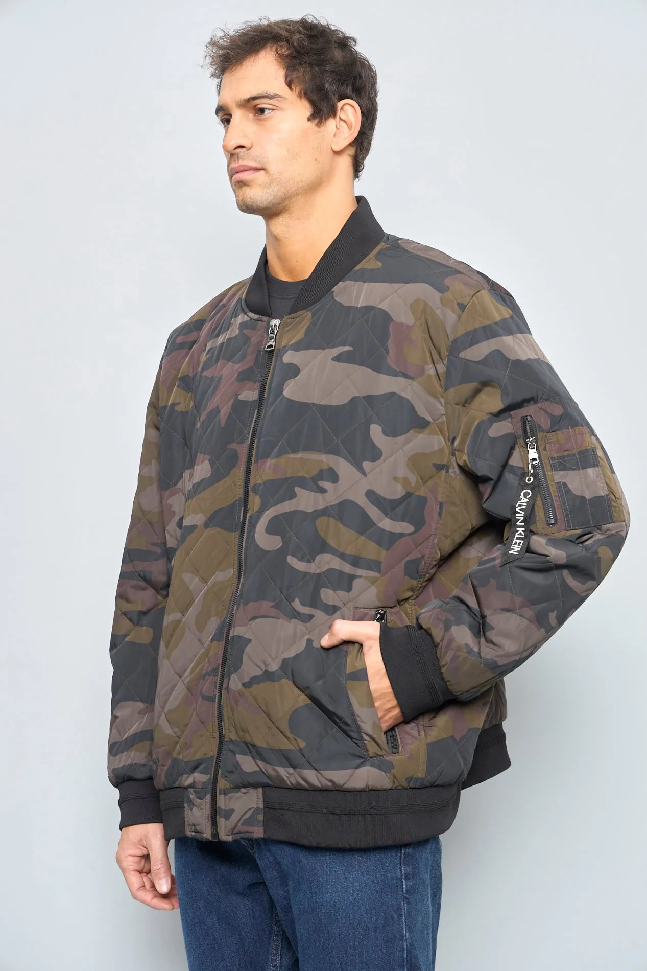 Bomber casual  multicolor calvin kl talla Xxl 092