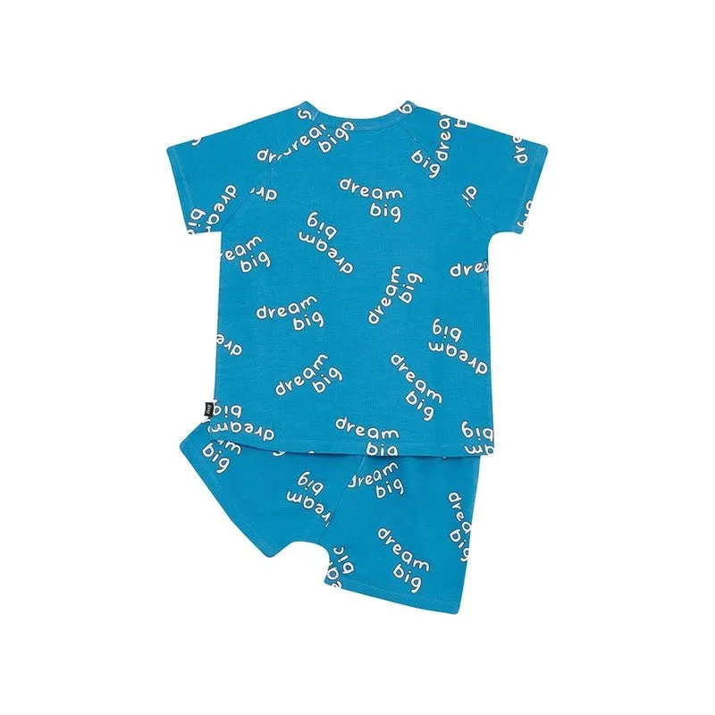 BONDS Kids Tee Short Sleep Set - Dream Big Blue
