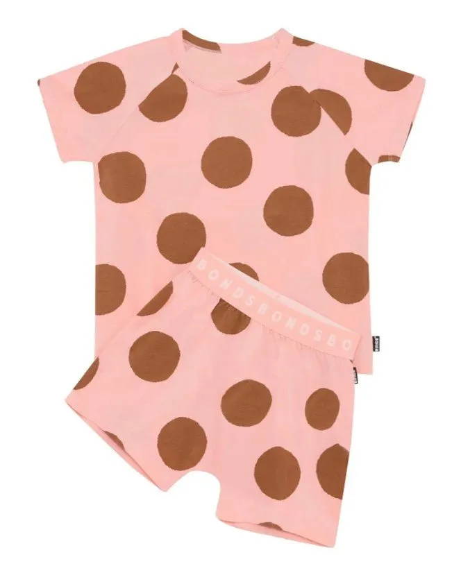 BONDS Kids Tee Short Sleep Set - Playful Spots Pink