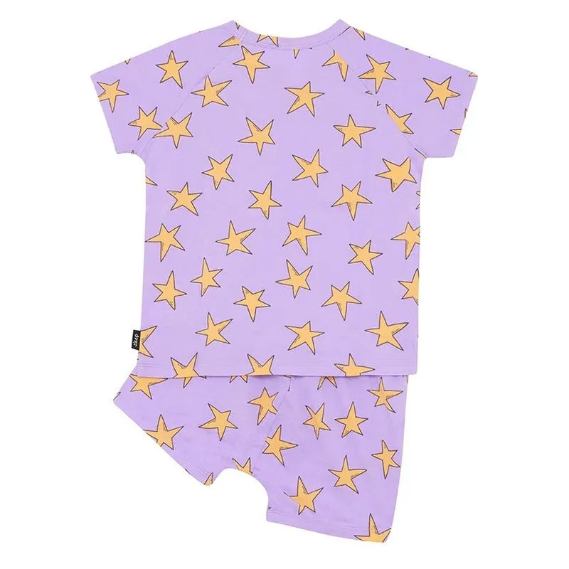 BONDS Kids Tee Short Sleep Set - Starlight Lilac