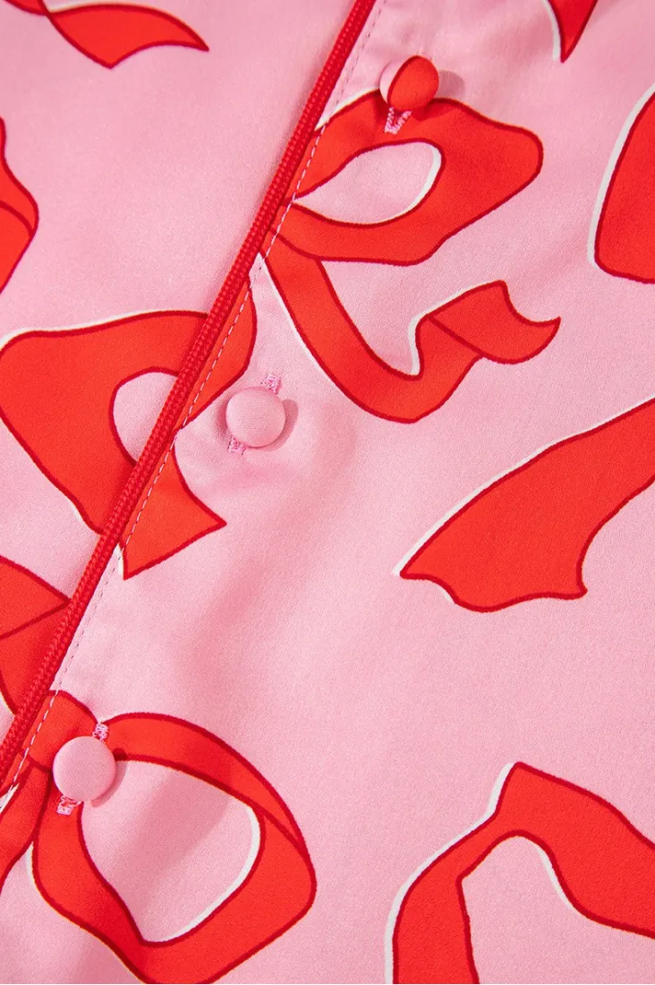 Bow Tie Pajama Set