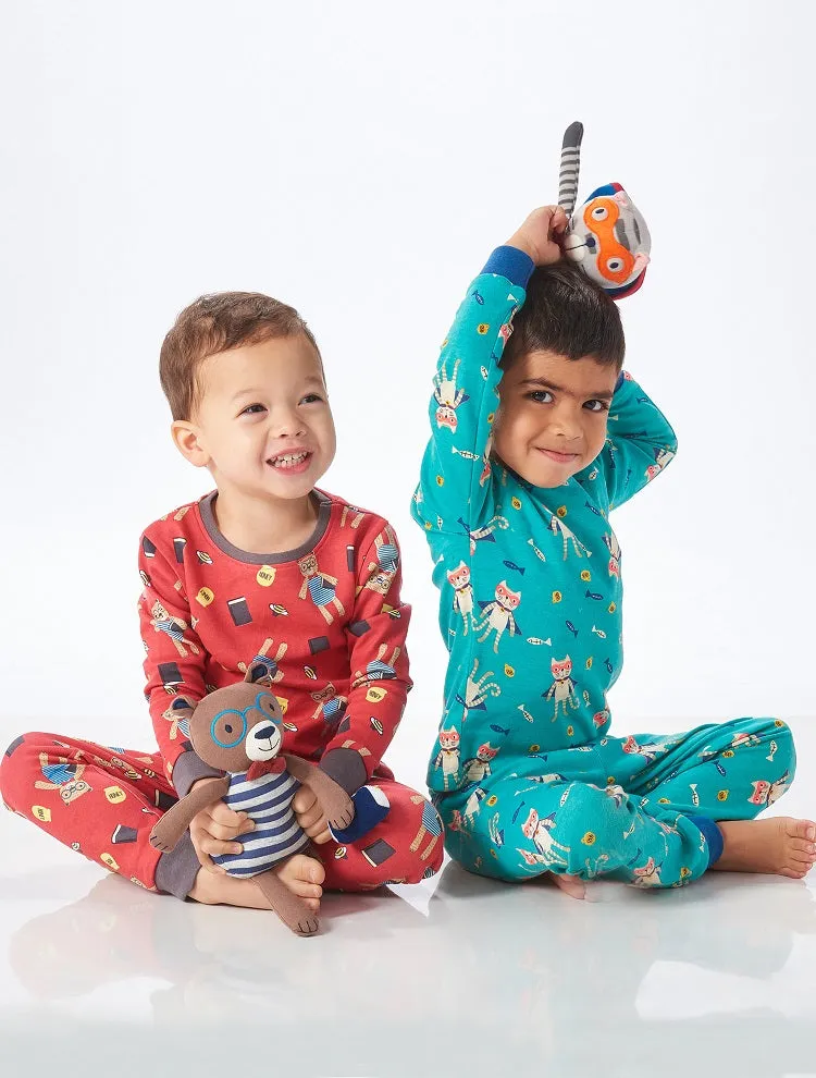Boys Animal 2-Piece Pajama Set