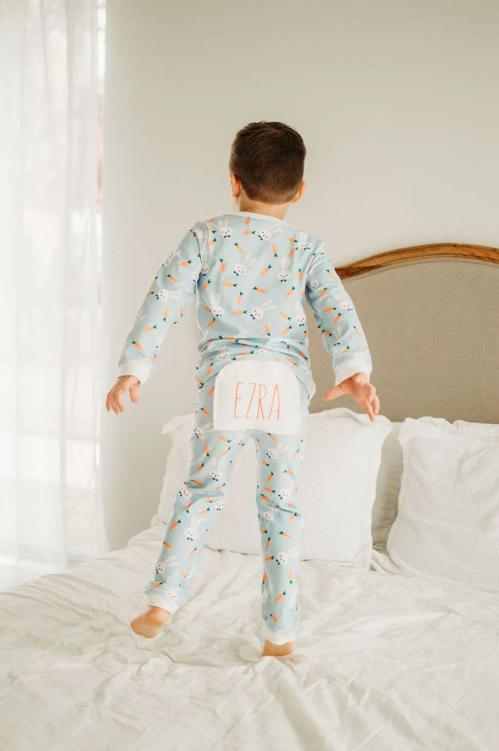 Boys Easter Pajamas - Easter Bunny Boy - Buttflap