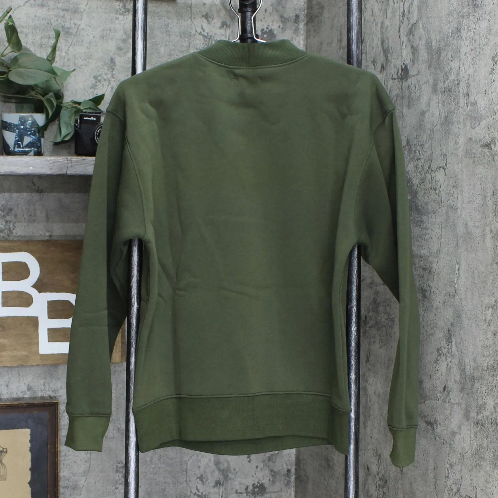 BP. Womens Mock Neck Fleece Pullover Sweatshirt
