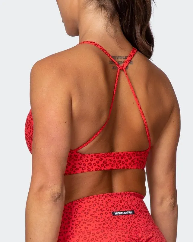 Braided Bralette - Mini Cheetah Print