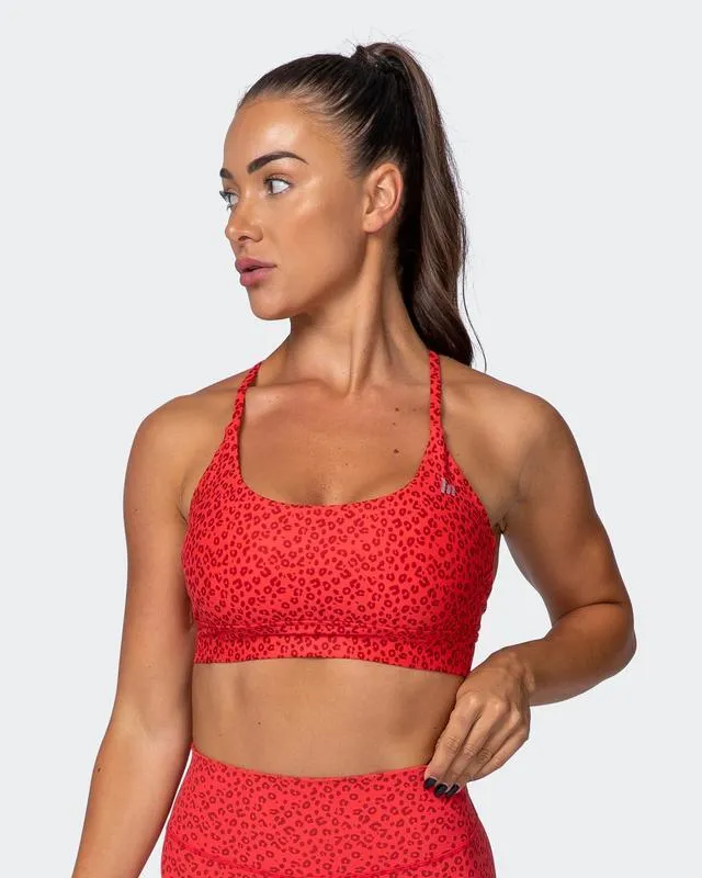 Braided Bralette - Mini Cheetah Print