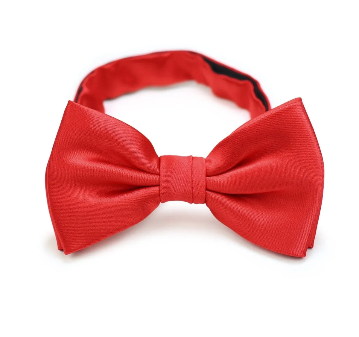 Bright Red Solid Bowtie