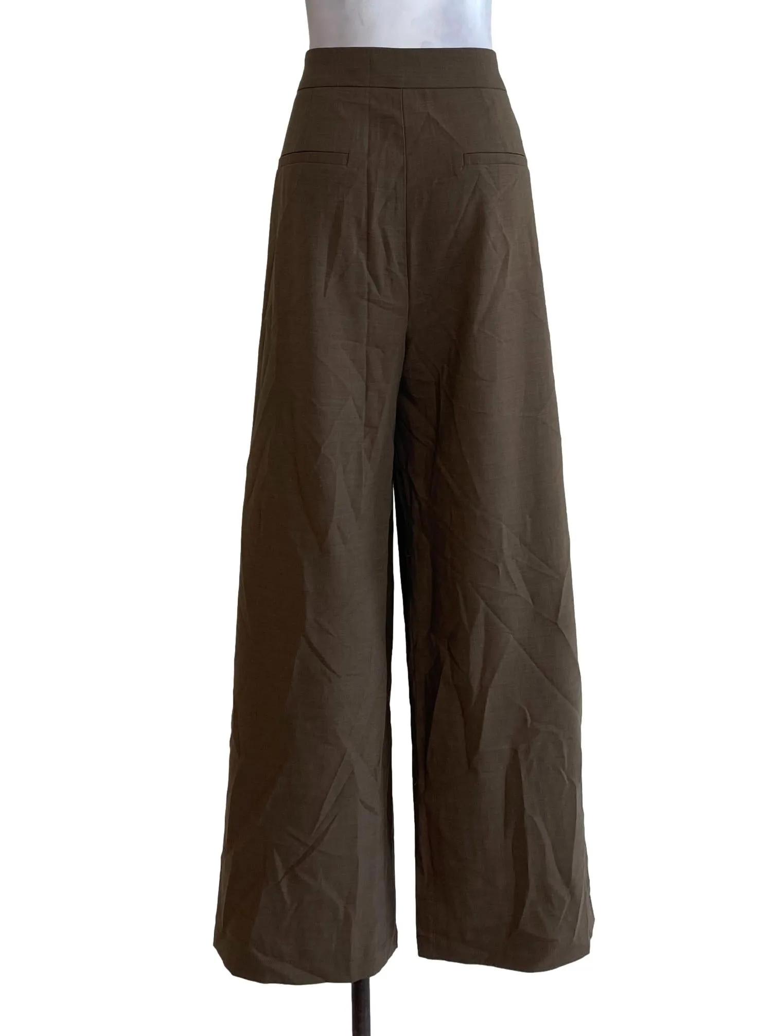 Brown Twill Slack Pants