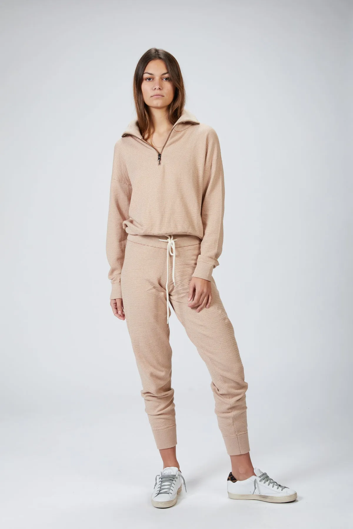 BUCKINGHAM KNIT HALF ZIP