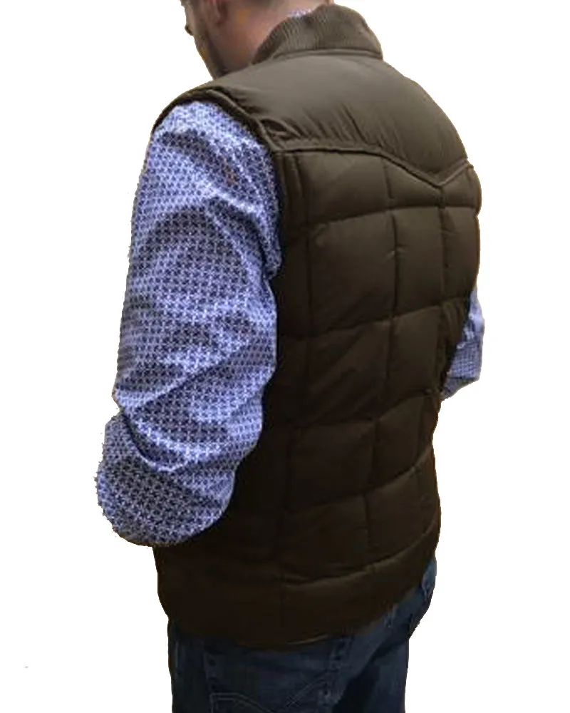 BULLRIDER WESTERN VEST - BROWN