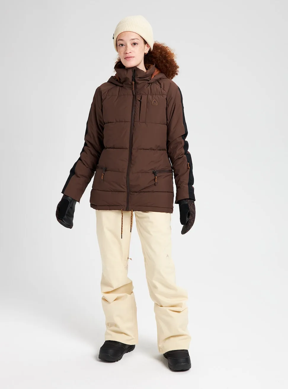 Burton Keelan Womens Jacket Seal Brown