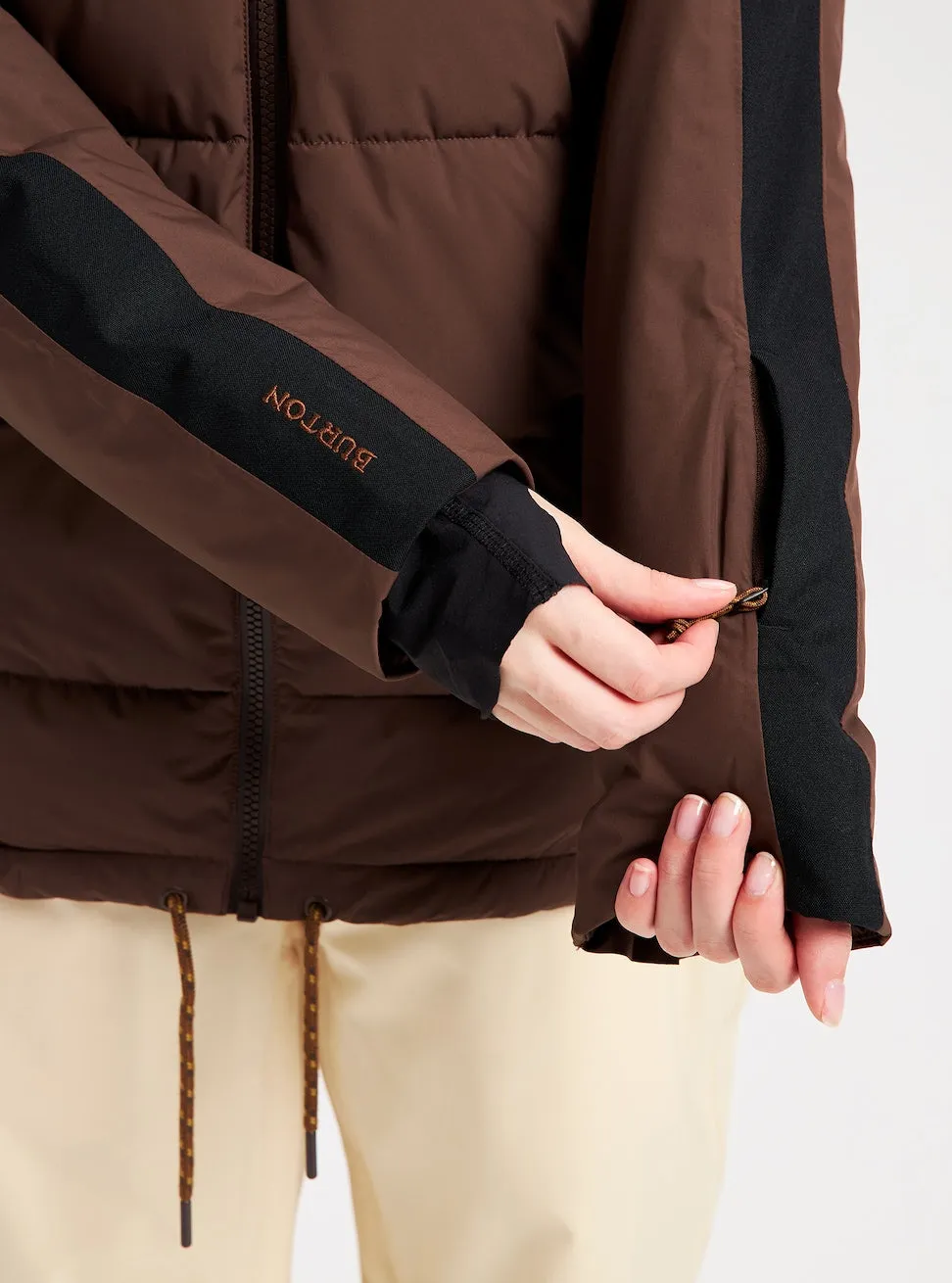 Burton Keelan Womens Jacket Seal Brown