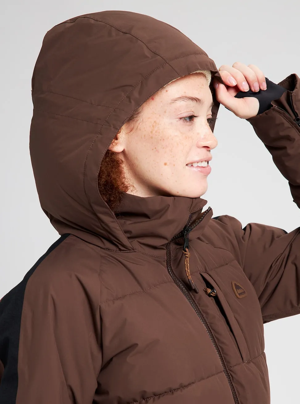 Burton Keelan Womens Jacket Seal Brown