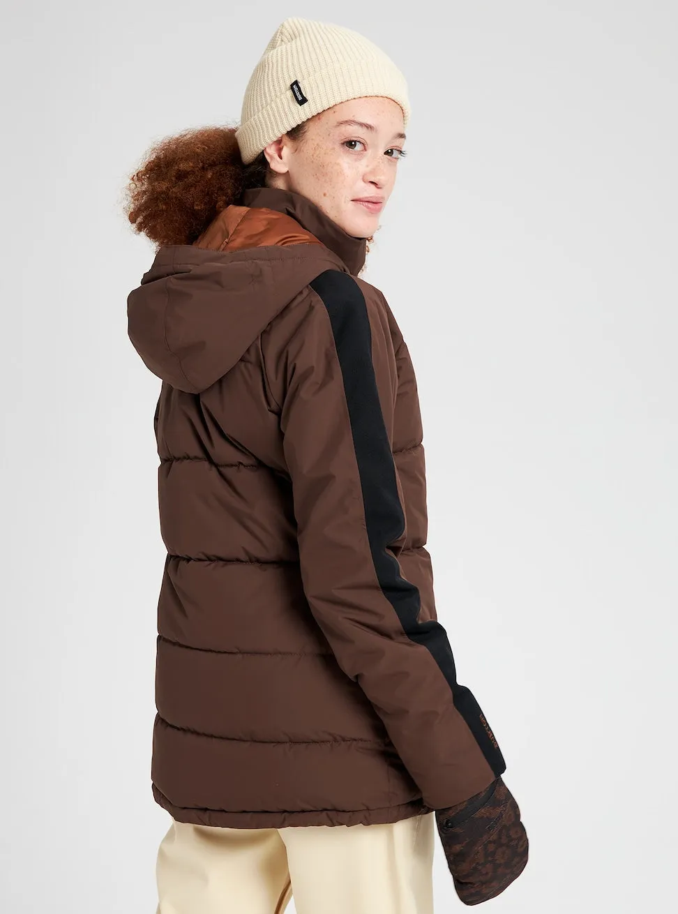 Burton Keelan Womens Jacket Seal Brown