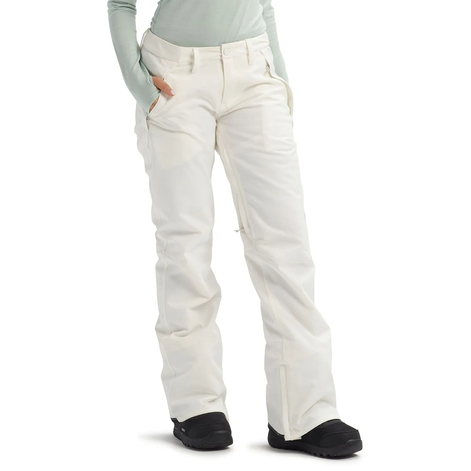 Burton Society Pants Womens Stout White