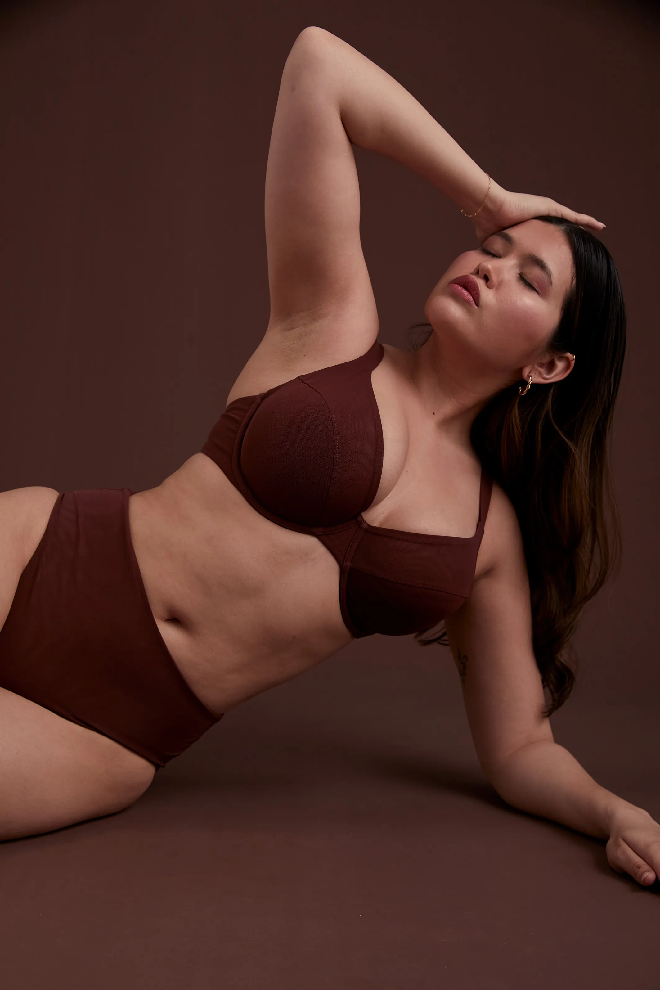 BUSTY BASICS KNICKERS - CLOVE