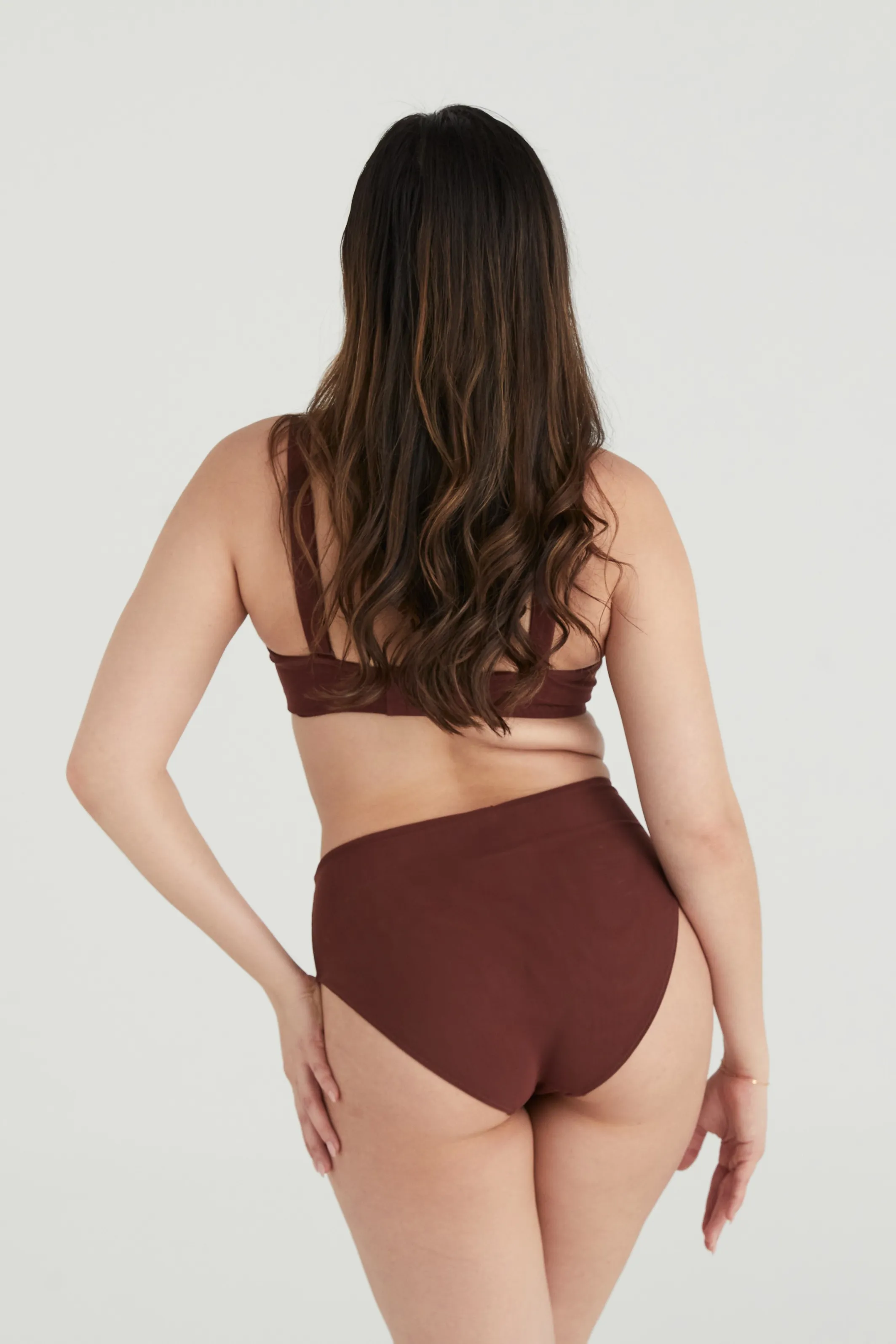 BUSTY BASICS KNICKERS - CLOVE