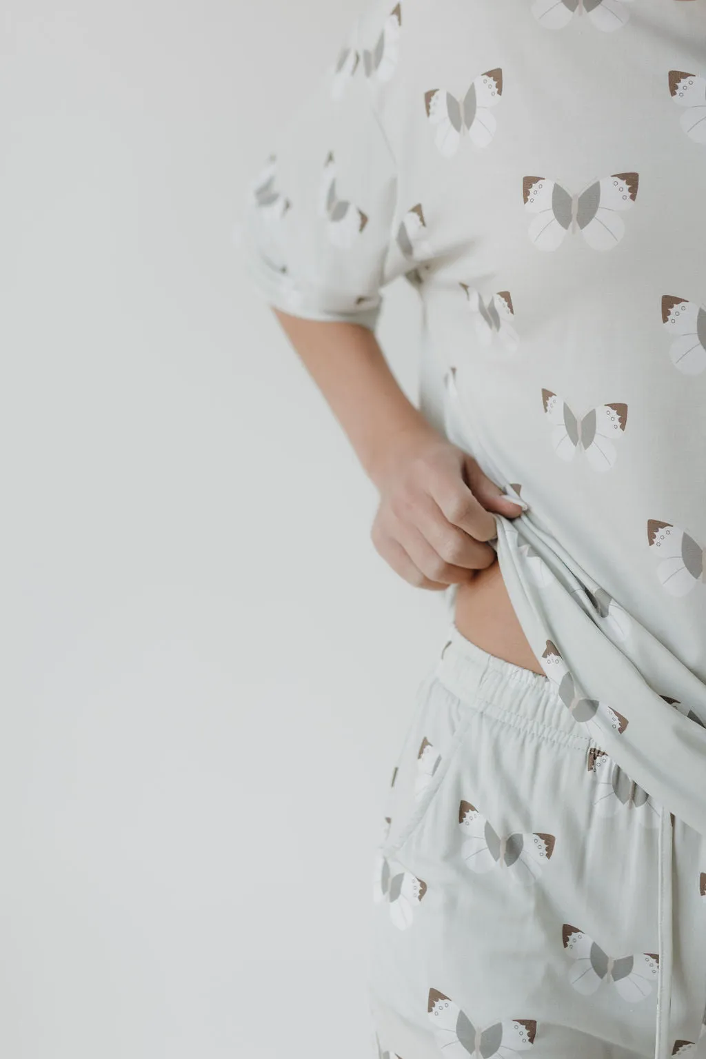 Butterflies | Short Sleeve Women's Bamboo Pajamas