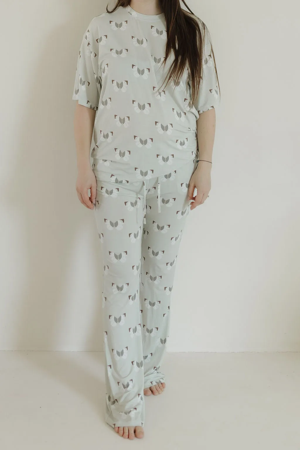 Butterflies | Short Sleeve Women's Bamboo Pajamas
