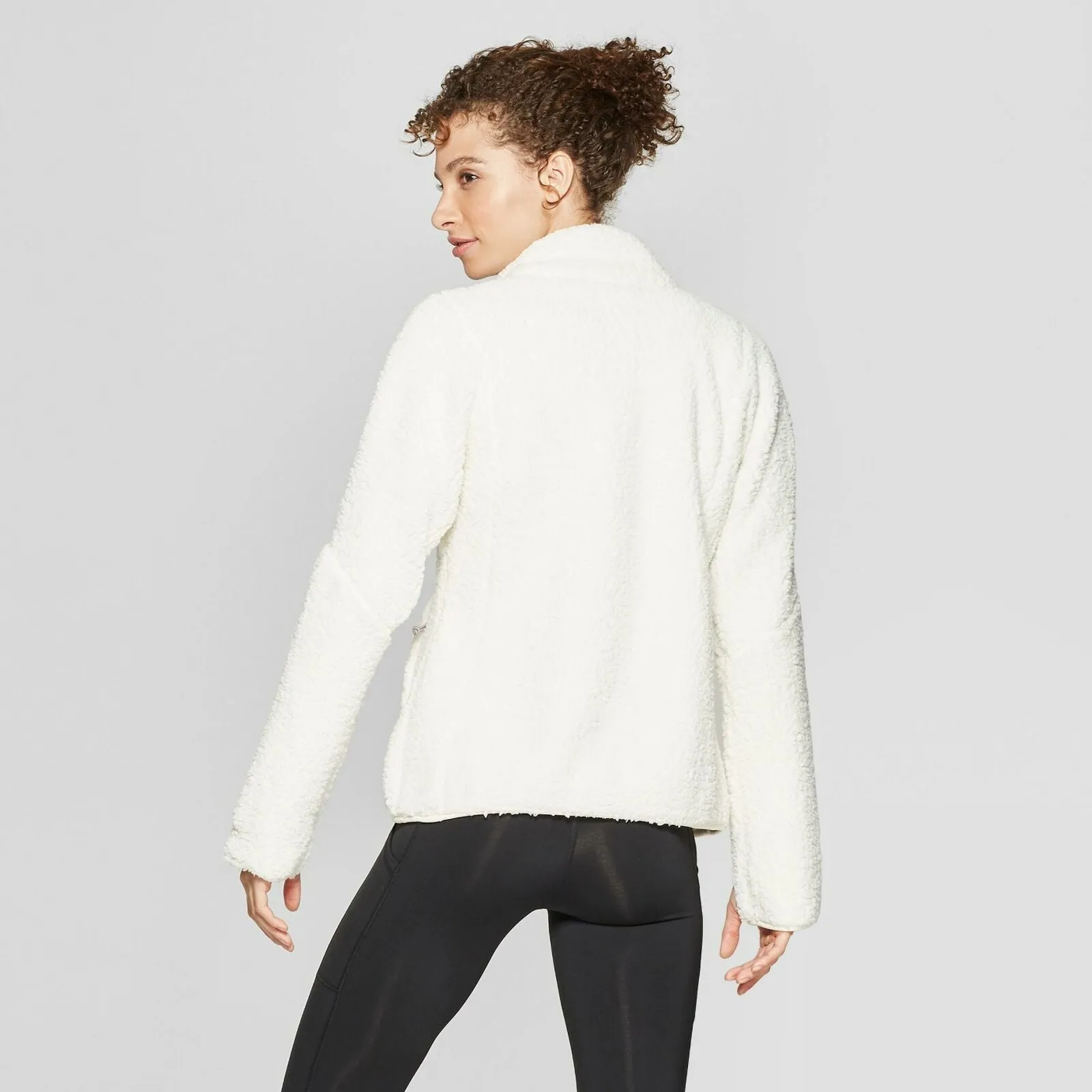 C9 Champion Women's Fleece Sherpa Jacket with Thumbholes