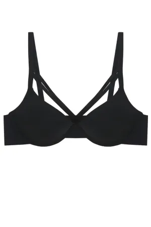 Caged Plunge Bra W/ Underwire