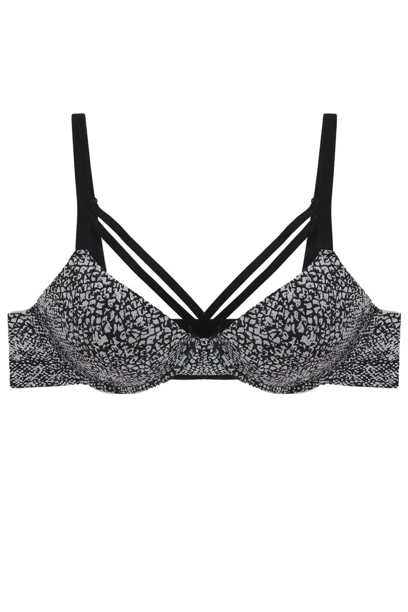 Caged Plunge Bra W/ Underwire