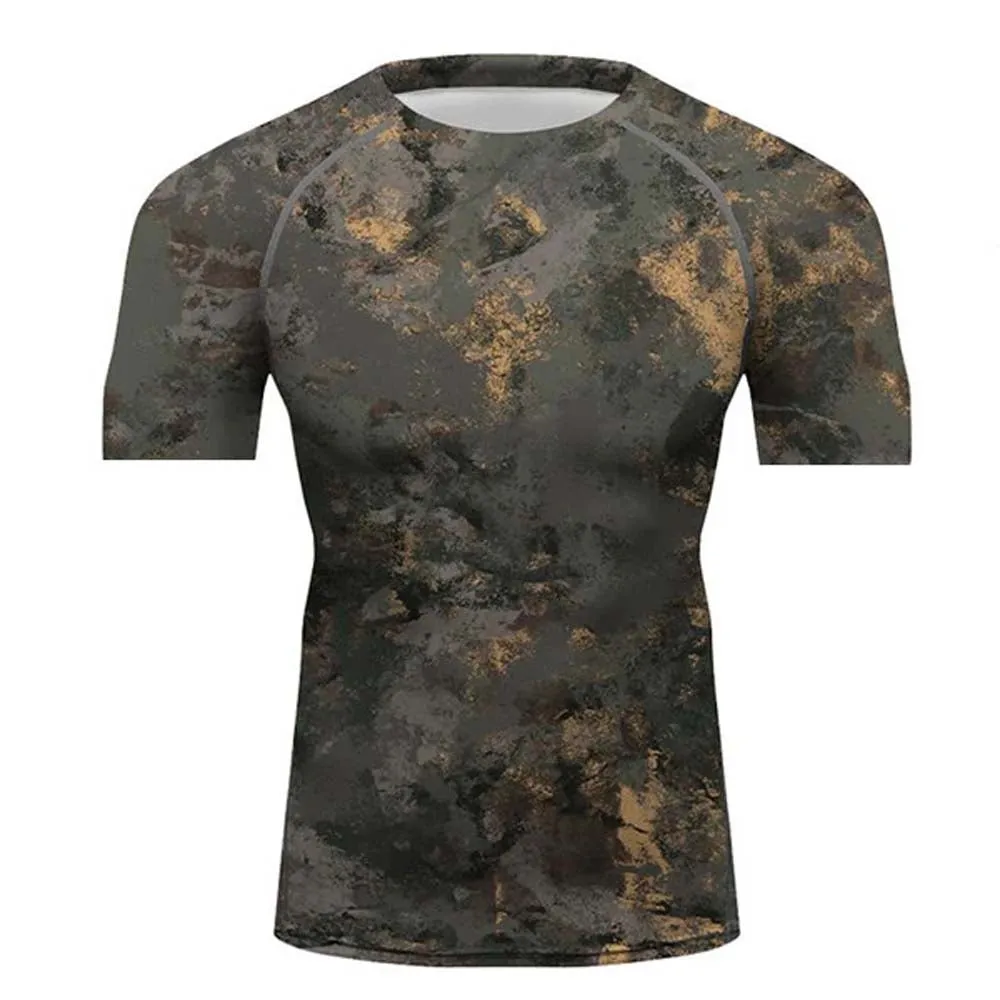 Camo Series BJJ Rash Guard Short Sleeve
