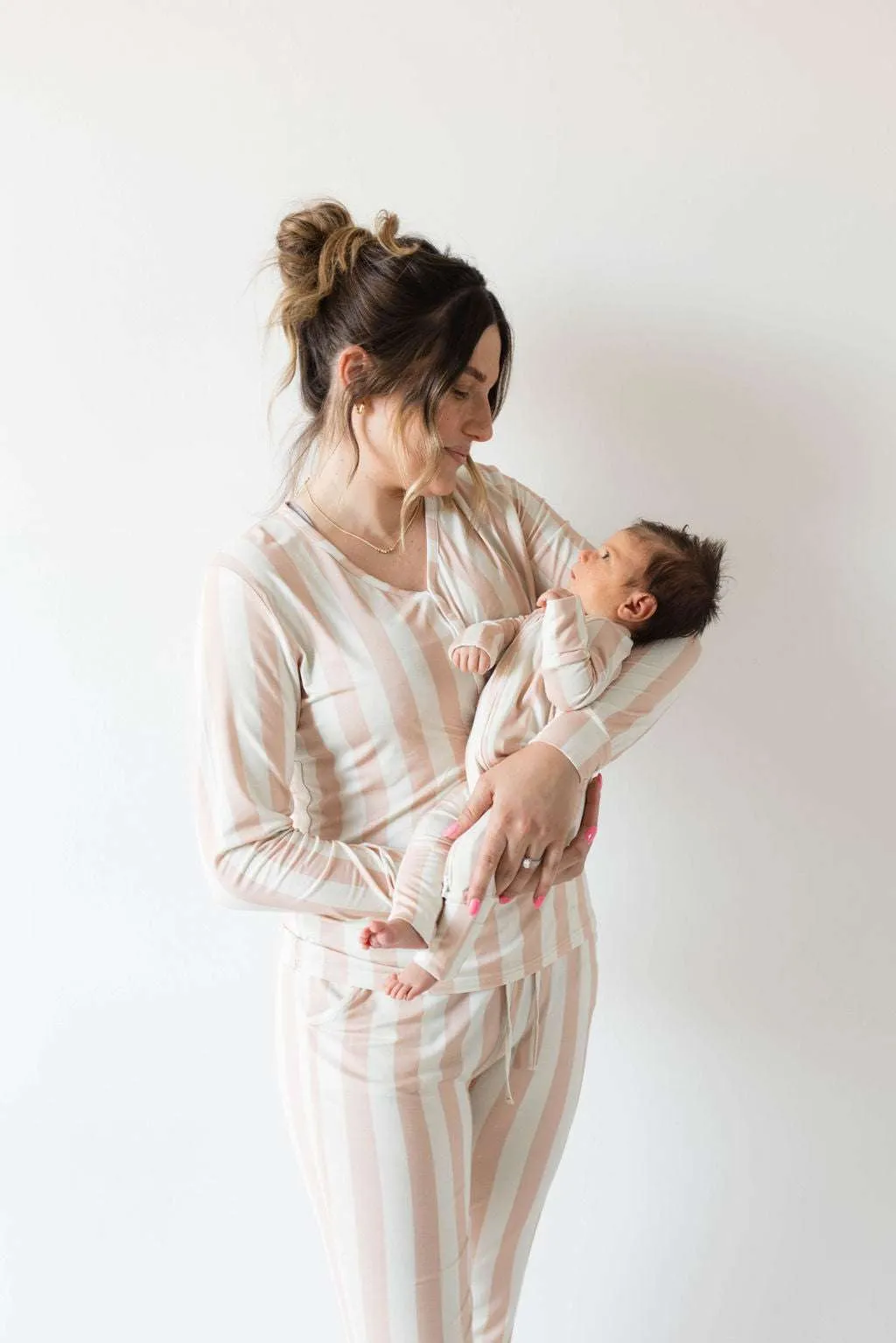 Candy Stripe | Bamboo Zip Pajamas