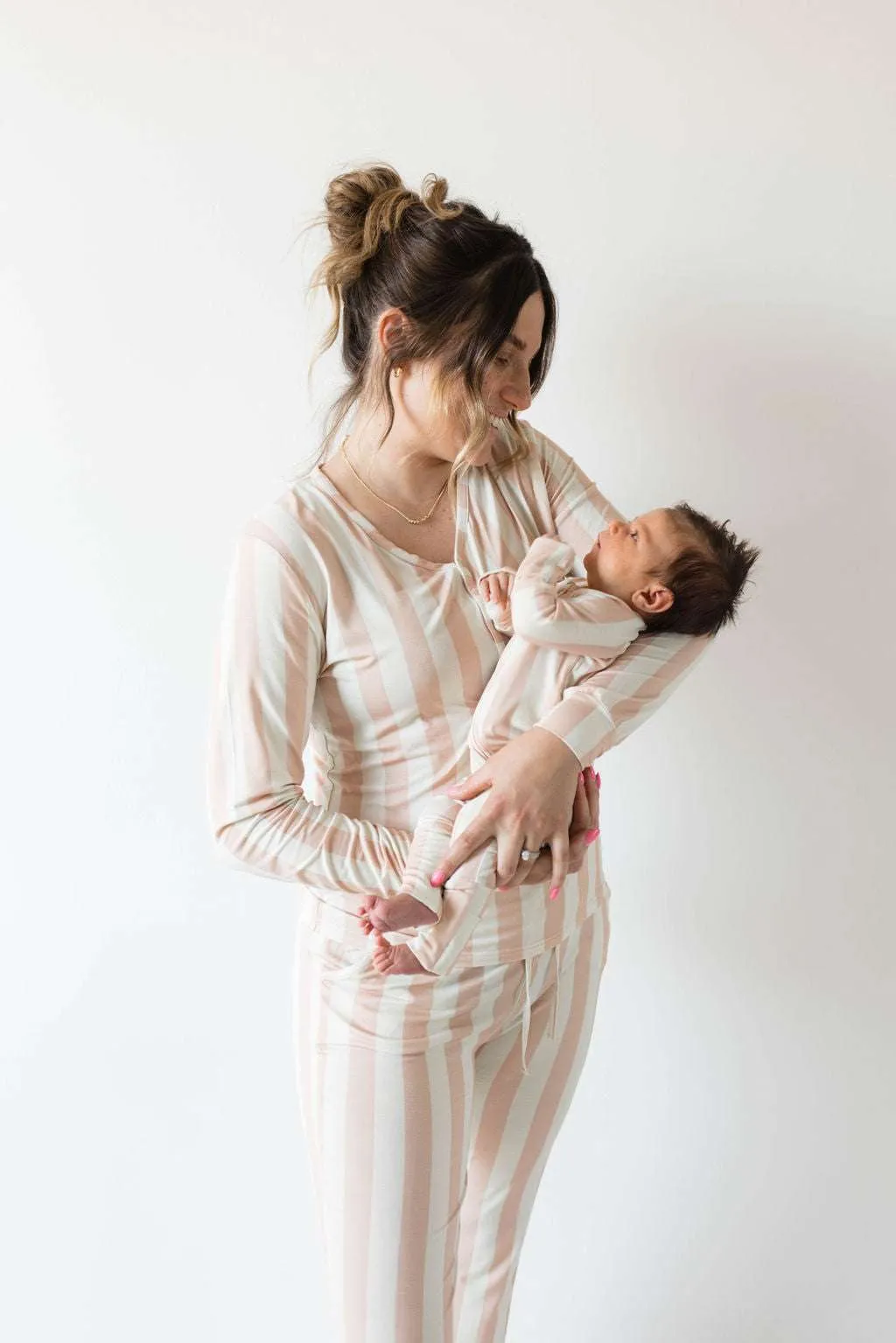 Candy Stripe | Bamboo Zip Pajamas