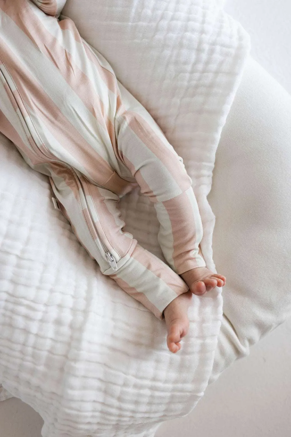 Candy Stripe | Bamboo Zip Pajamas