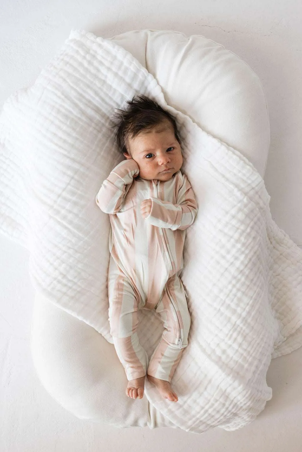Candy Stripe | Bamboo Zip Pajamas