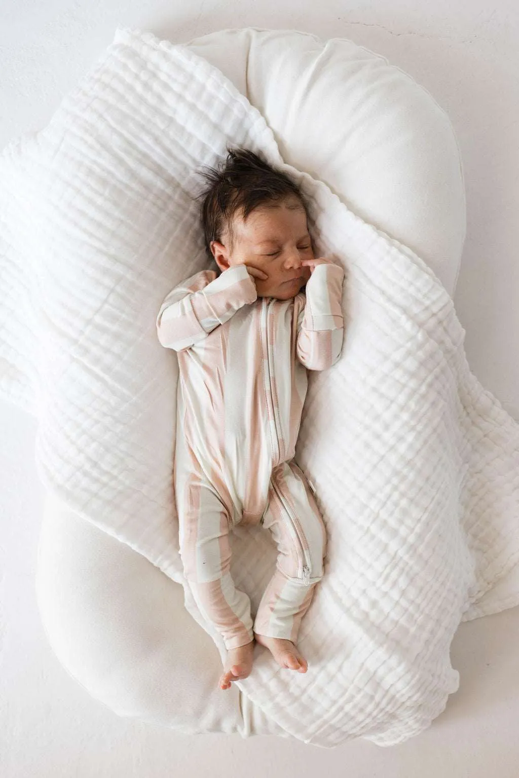 Candy Stripe | Bamboo Zip Pajamas