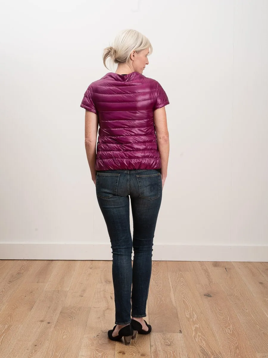 cap sleeve jacket - fuschia