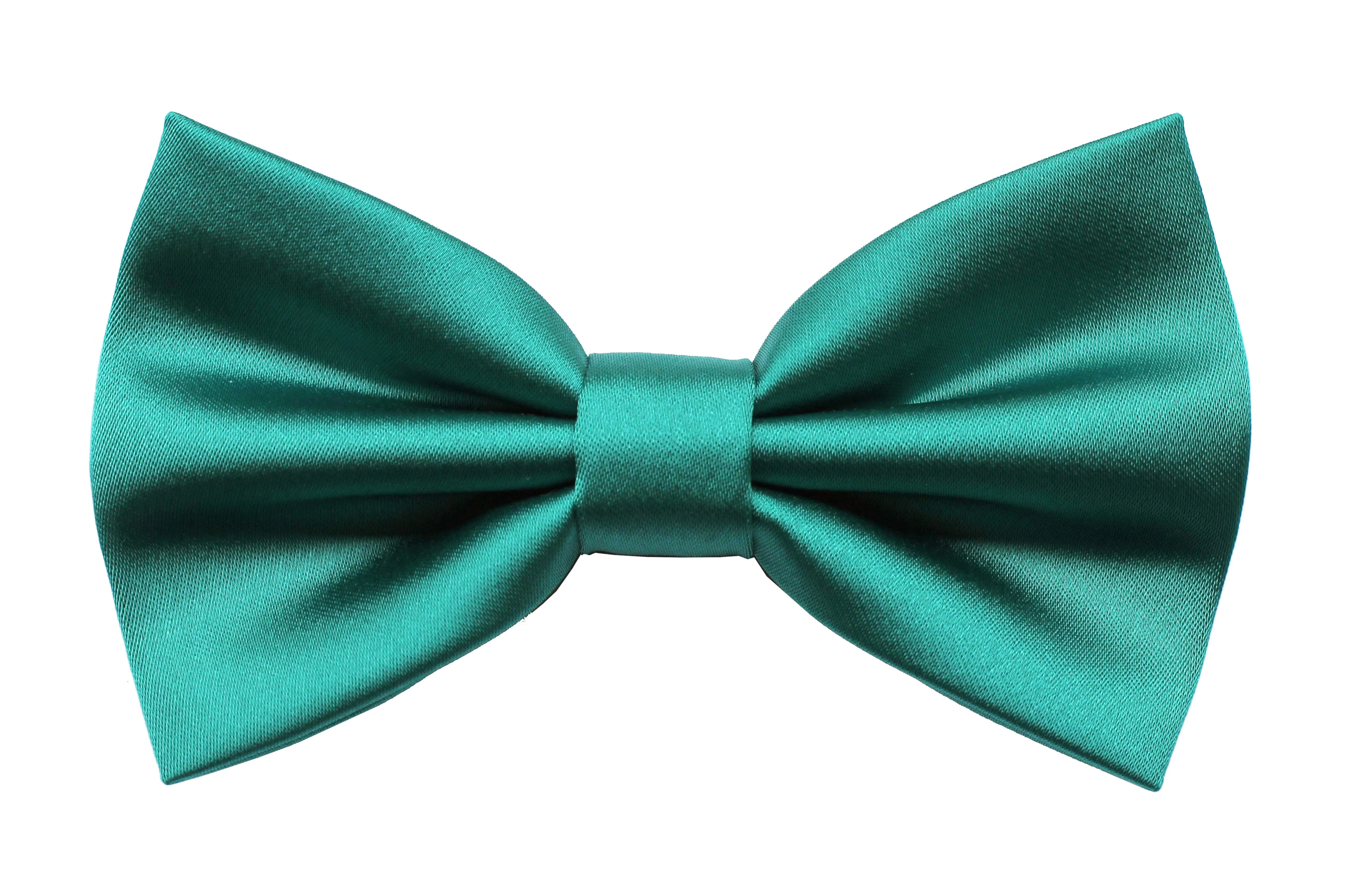 Capsule Collection Satin Emerald Green Bow Tie