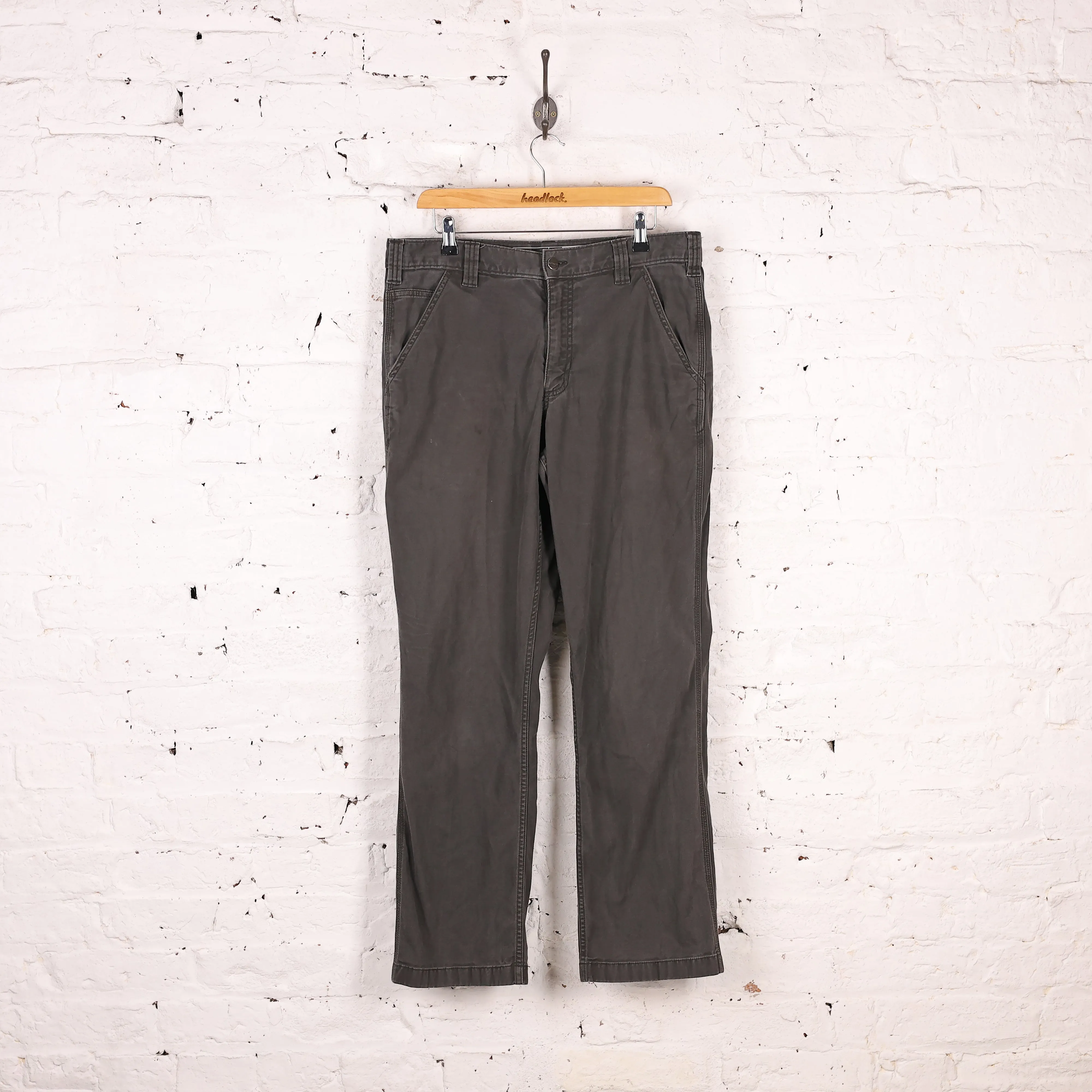 Carhartt Relaxed Fit Work Pant Trousers - Grey - M