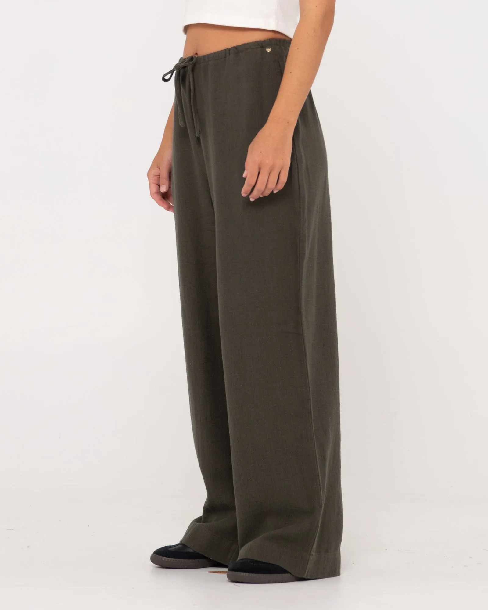 Carolina High Waisted Relaxed Linen Pant