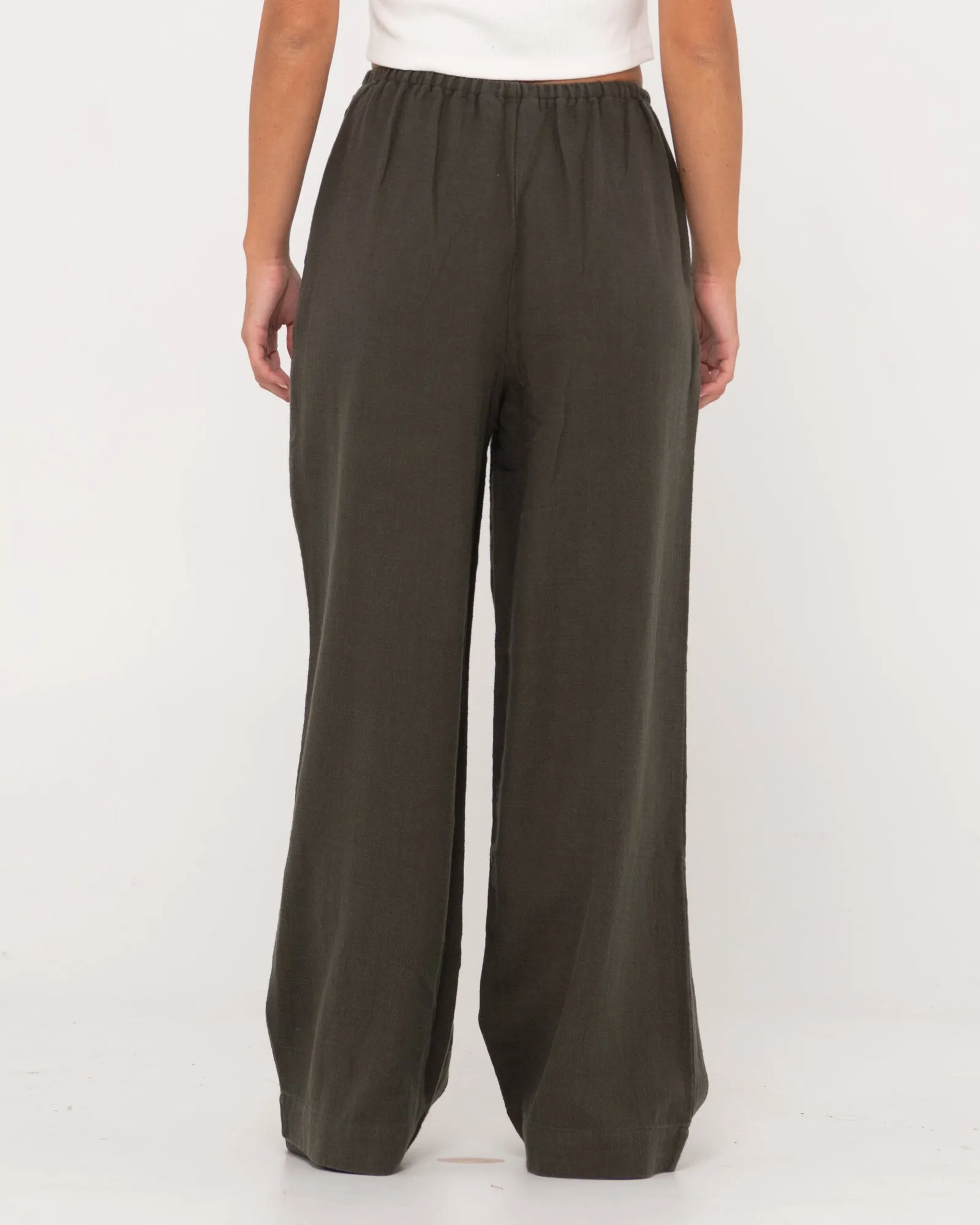 Carolina High Waisted Relaxed Linen Pant