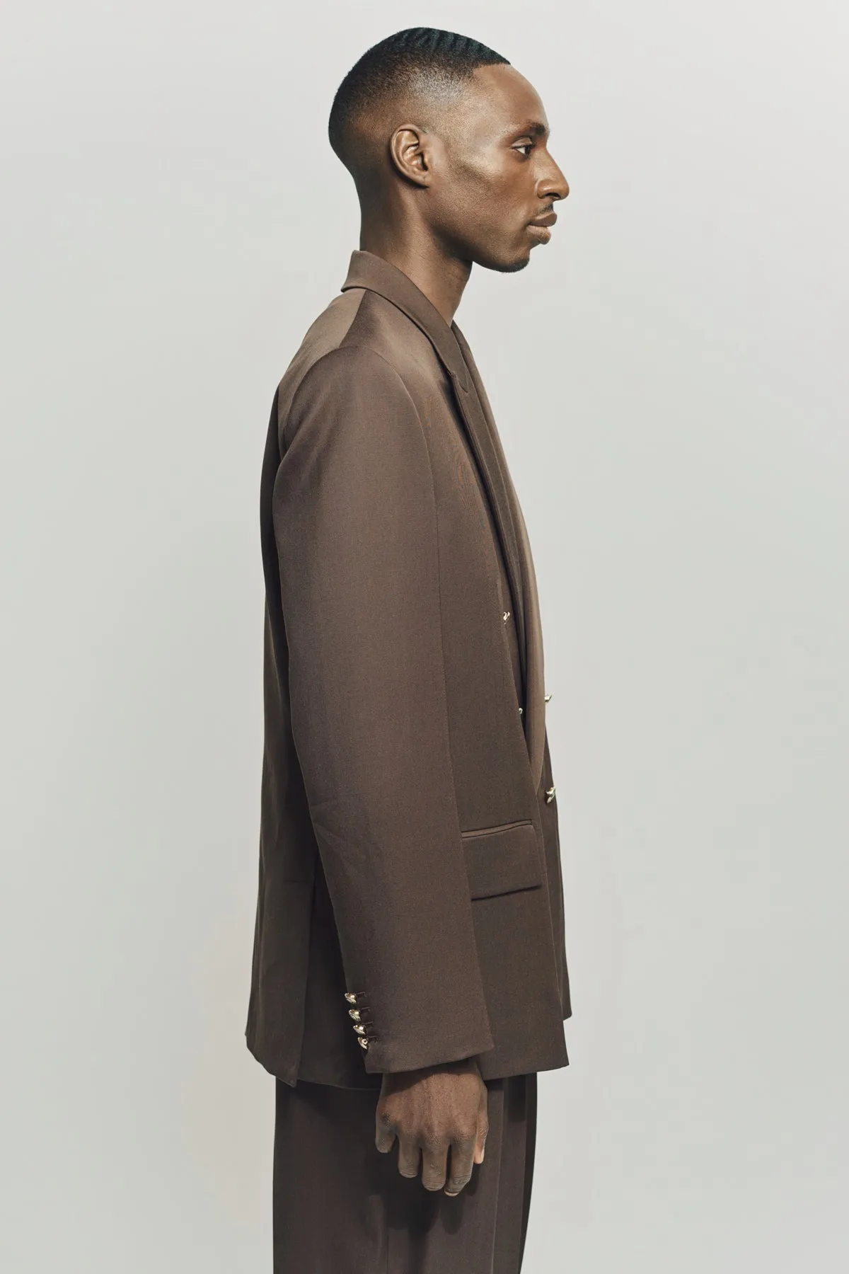 CASABLANCA | DOUBLE BREASTED WOOL JACKET