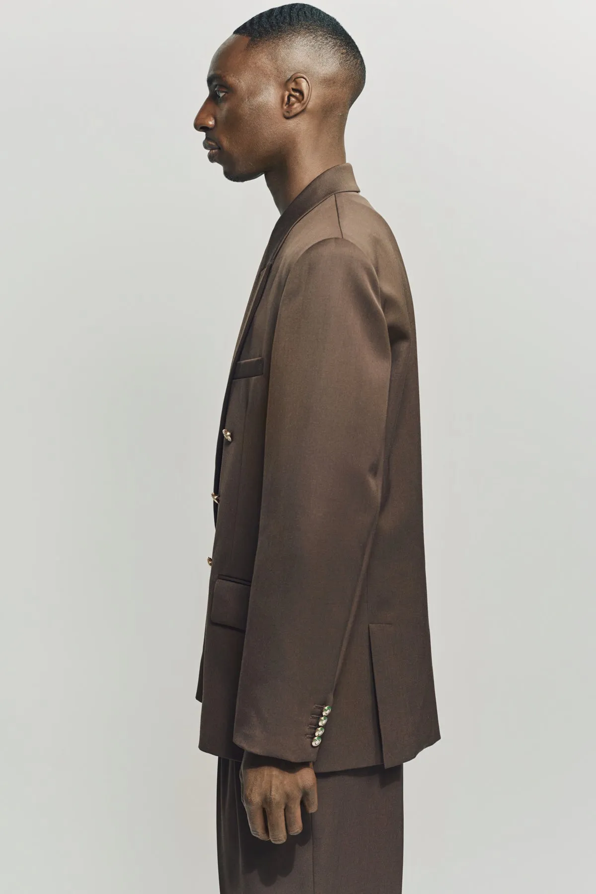 CASABLANCA | DOUBLE BREASTED WOOL JACKET